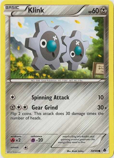 klink moveset.